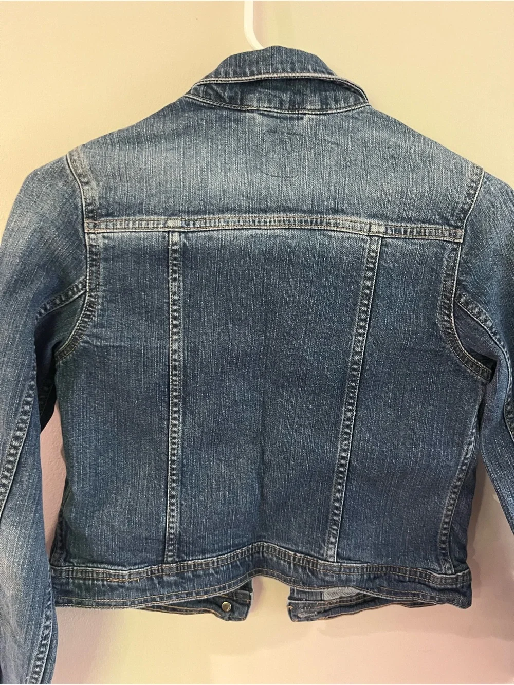 GAP Kids Girls Vintage Wash Blue Denim Jacket